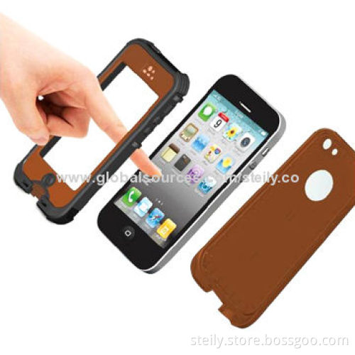 Ultrathin 3-proofing Waterproof Nuud Case for iPhone 5/5S, Dust/Shock/Drop-proof, No Screen